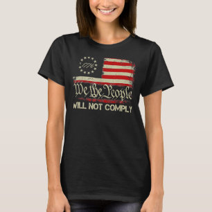 Camiseta La Bandera Estadounidense 1776 Nosotros, El Pueblo