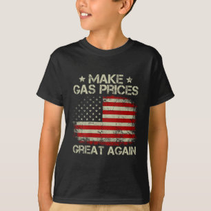 Camiseta La bandera estadounidense antigua hace que los pre