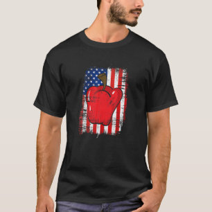 Camiseta La bandera estadounidense bombardea a los granjero