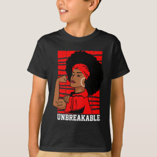 Camiseta La bandera estadounidense contra el VIH/SIDA: el n
