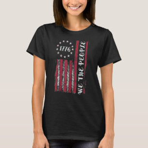 Camiseta La bandera estadounidense de época Patriótica 1776
