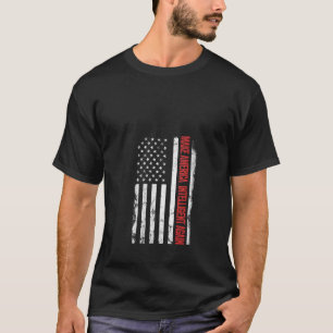 Camiseta La bandera estadounidense de las mujeres hace de E