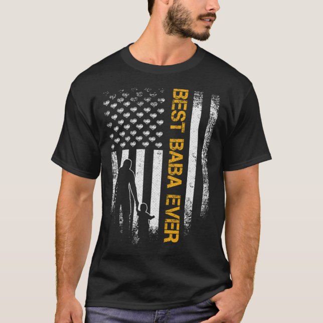 Camiseta La bandera estadounidense de los Estados Unidos es (Anverso)
