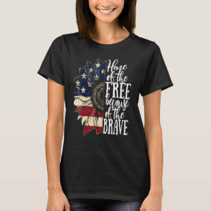 Camiseta La Bandera Estadounidense Patriota Hogar De Los Li