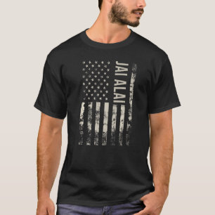 Camiseta La bandera estadounidense vintage Jai Alai Premium