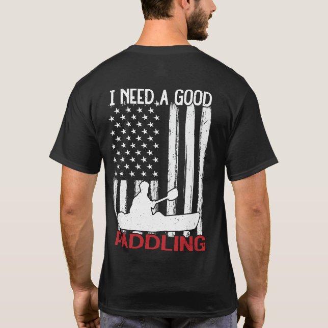 Camiseta La bandera estadounidense vintage que necesito es  (Reverso)