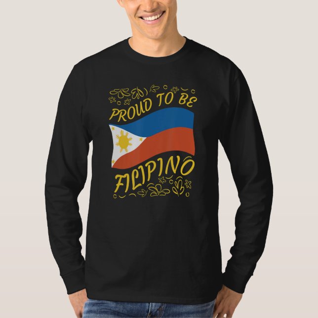 Camiseta La bandera filipina de las Filipinas del Pinay Pin (Anverso)