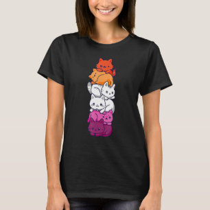Camiseta La Bandera Gay Del Gato Lgbt Cuesta A Sus Señores 