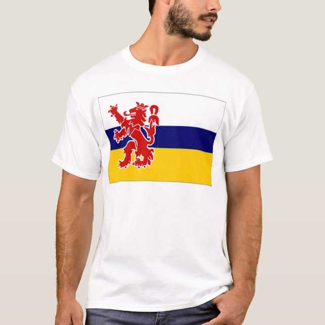 Camiseta La bandera holandesa de Limburgo (Anverso)