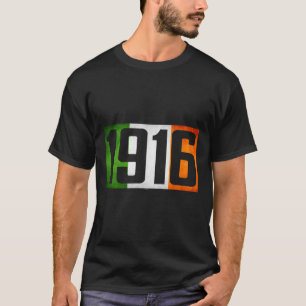 Camiseta La bandera irlandesa de la rebelión de 1916