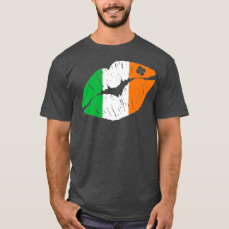 Camiseta La bandera irlandesa levanta a los patronos Día de
