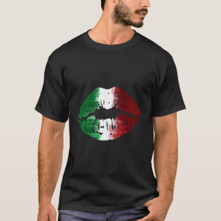 Camiseta La Bandera Italiana Me Besa, Soy Lips Italianas