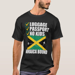 Camiseta La bandera jamaiquina vacaciones de verano viajes