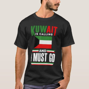 Camiseta La Bandera Kuwaití Kuwaití Que Kuwait Llama Y