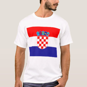Camiseta La bandera nacional de Croacia Zastava Hrvatske