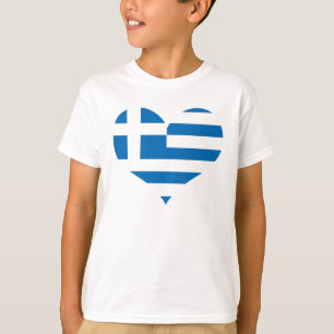 Camiseta La bandera nacional de Grecia