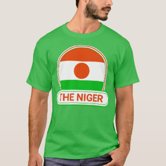 Camiseta La bandera nigerina con la bandera nigerina