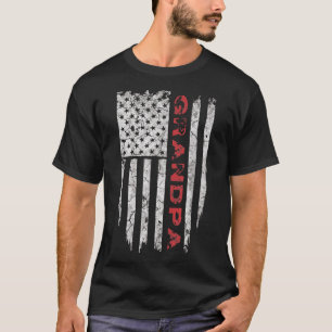 Camiseta La bandera norteamericana del abuelo Regalos de Te