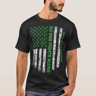 Camiseta La bandera norteamericana sola toma conciencia de 