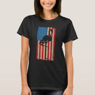 Camiseta La bandera norteamericana vintage Chicas del flame