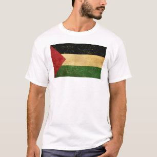 Camiseta La bandera palestina es blanco para los hombres