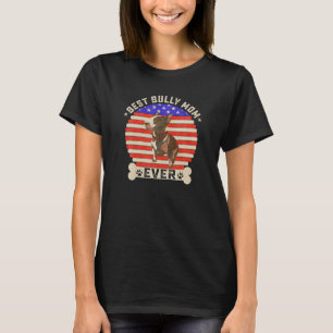 Camiseta La bandera retro vintage mejor madre del toro