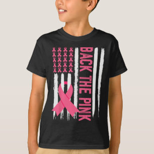 Camiseta La bandera rosa para la toma de conciencia sobre e