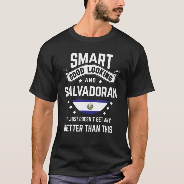 Camiseta La bandera salvadoreña Orgullo Nativo El Salvador  (Anverso)