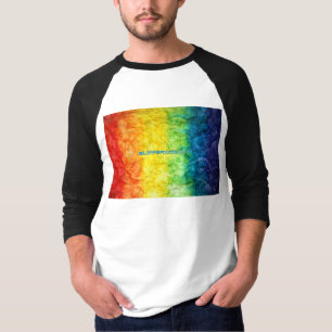 Camiseta La bandera teñida con nudos de SlipperyJoe's arcoí