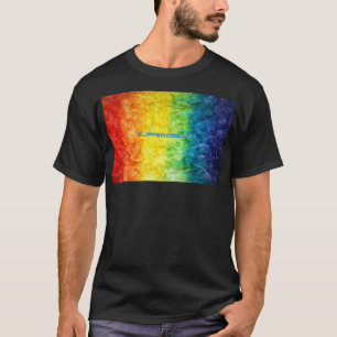 Camiseta La bandera teñida con nudos de SlipperyJoe's arcoí