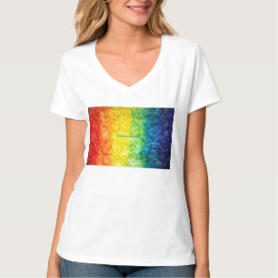 Camiseta La bandera teñida con nudos de SlipperyJoe's arcoí