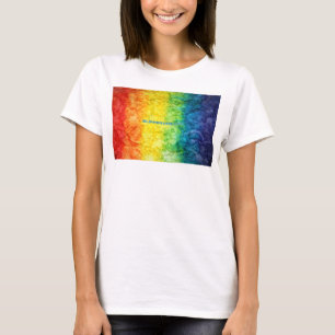 Camiseta La bandera teñida con nudos de SlipperyJoe's arcoí