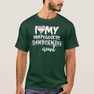 Camiseta La bandera transgénero LGBT me encanta mi transexu