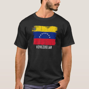 Camiseta La bandera venezolana vintage venezolana y el orgu