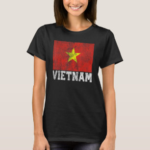 Camiseta La bandera vietnamita de Vietnam Orgullo Rota a la