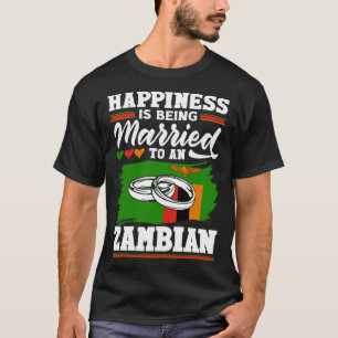 Camiseta La bandera zambiana de Zambia sucede está siendo c