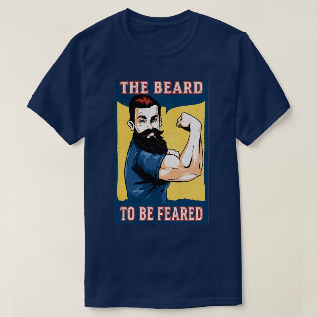 Camiseta La barba a temer (Diseño del anverso)