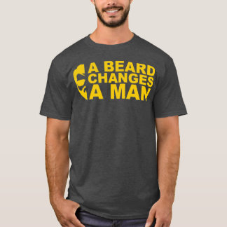 Camiseta La barba cambia a un hombre
