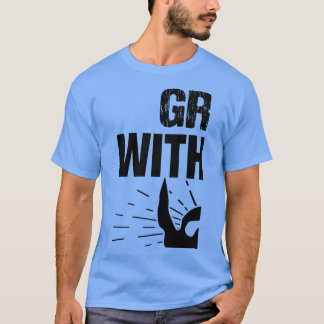 Camiseta La barba crece con cuidado y se viste con orgullo