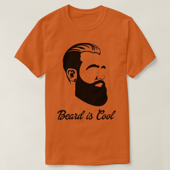 Camiseta La barba de barba es fresca (Diseño del anverso)