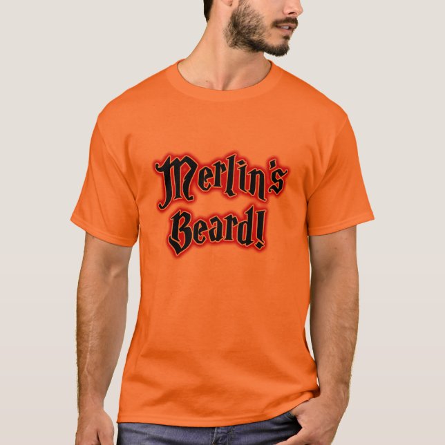 Camiseta La barba de MERLIN - magia, mago, mago (Anverso)