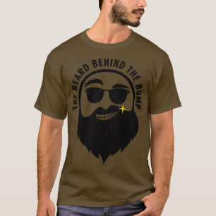 Camiseta La barba detrás de los bulbos hombres graciosos ba