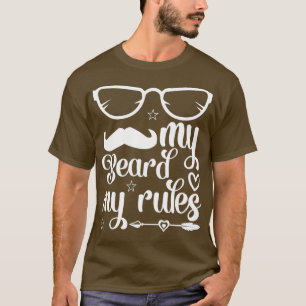 Camiseta La barba divertida me regala mi barba mis reglas C