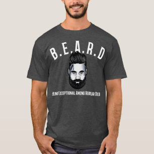 Camiseta La Barba Es Excepcional Entre Los Dudes Regulares 