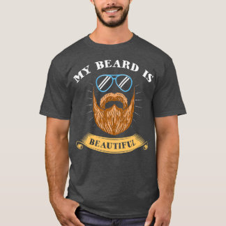 Camiseta La Barba Es Hermosa Guay Graciosa Mejor Amantes De