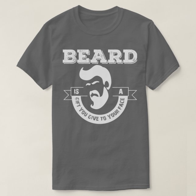 Camiseta La Barba Es Un Regalo Que Das A Tu Cara (Diseño del anverso)