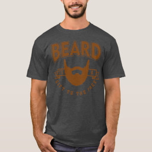 Camiseta La barba graciosa es un regalo para la cara