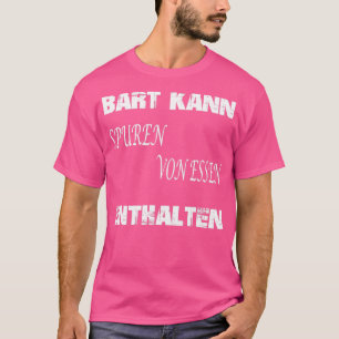 Camiseta La Barba Puede Contener Rastros De Beardas De Alim