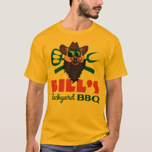 Camiseta La barbacoa del patio trasero de Bill