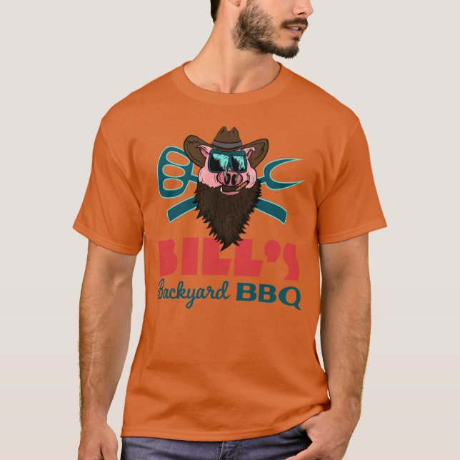 Camiseta La barbacoa del patio trasero de Bill - Tee (Anverso)
